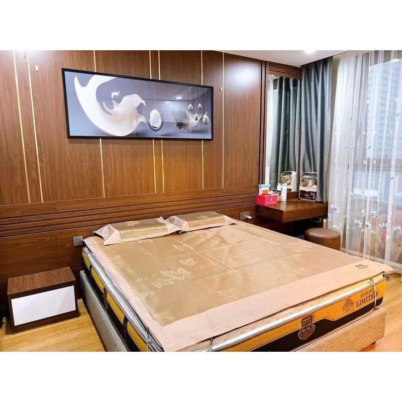 Chiếu mây Nhật điều hoà CHUN QUI CAO CẤP CHÍNH HÃNG tặng kèm vỏ chiếu 8 tấc, 9 tấc, 1m, 1m1, 2mx2m, 