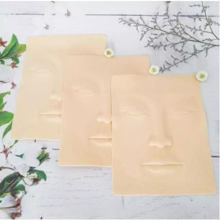 Da giả khuôn mặt 3D Da giả mắt 3D học makeup