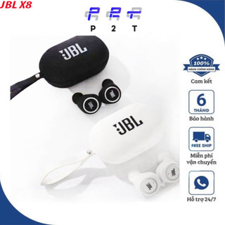 Tai nghe bluetooth JBL X8 kiểu dáng thể thao chính hãng,tai nghe không dây TWS âm thanh chất lượng tốt P2T