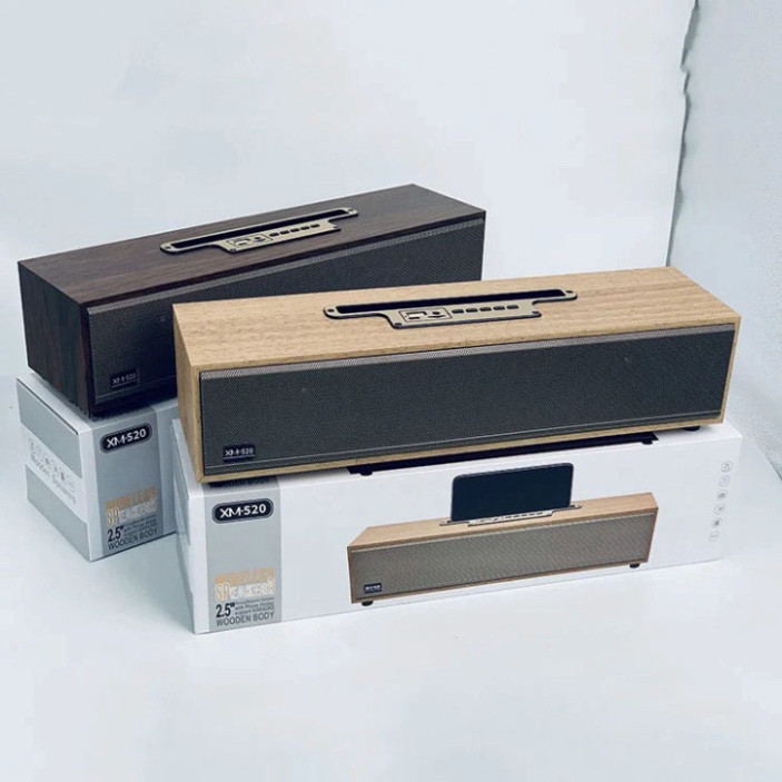 Loa Bluetooth Võ Gỗ XM-520 20W. Loa XM 520 Âm Thanh Cực Đỉnh Thiết Kế Sang Trọng Bass Siêu Trầm Siêu Ấm BH 6 Tháng P2T | BigBuy360 - bigbuy360.vn