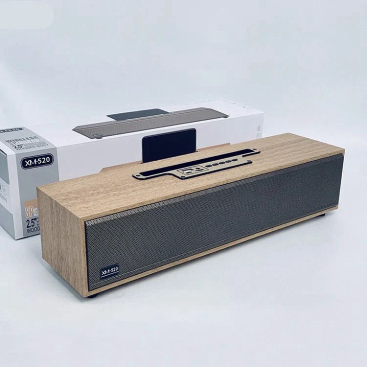 Loa Bluetooth Võ Gỗ XM-520 20W. Loa XM 520 Âm Thanh Cực Đỉnh Thiết Kế Sang Trọng Bass Siêu Trầm Siêu Ấm BH 6 Tháng P2T | BigBuy360 - bigbuy360.vn