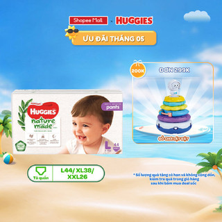 Tã/Bỉm quần Huggies Platinum NatureMade M58/L44/XL38/XXL26