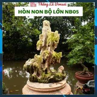 Tiểu cảnh hòn non bộ - núi ký ghép cây bonsai tiểu cảnh nb005
