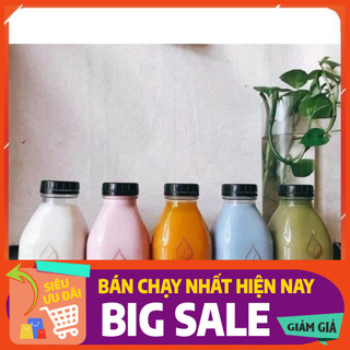 Combo 5 bình thuỷ tinh kèm nắp 500ml