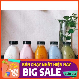 Combo 5 bình thuỷ tinh kèm nắp 500ml
