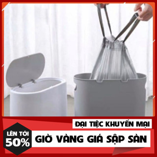 Túi Đựng Rác Có Quai Xách Siêu Dai ecoco  combo 5 cuộn  