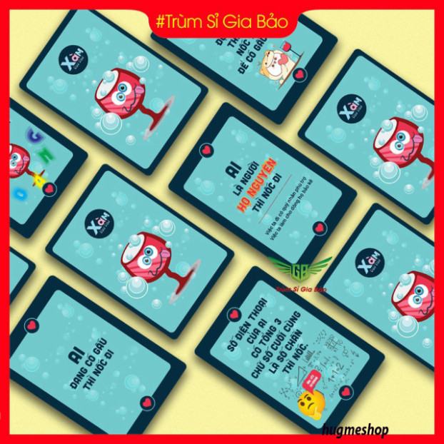 Bộ Bài NỐCC OUT 60 Lá 🌟 Bản Đặc Biệt 🌟 Bài Drinking Game Dành Cho Team Chuếnh Choáng _ Xàm Shop.