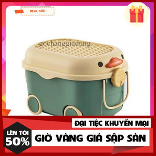 Thùng đựng đồ chơi có bánh xe hình thú size 31*46cm