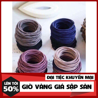 Combo 100 dây thun - dây chun buộc tóc
