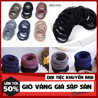 Combo 100 dây thun - dây chun buộc tóc