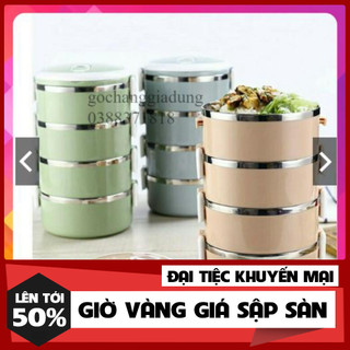 Cặp lồng 4 tầng ruột inox