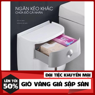 Hộp đựng giấy vệ sinh ecoco kèm miếng dán