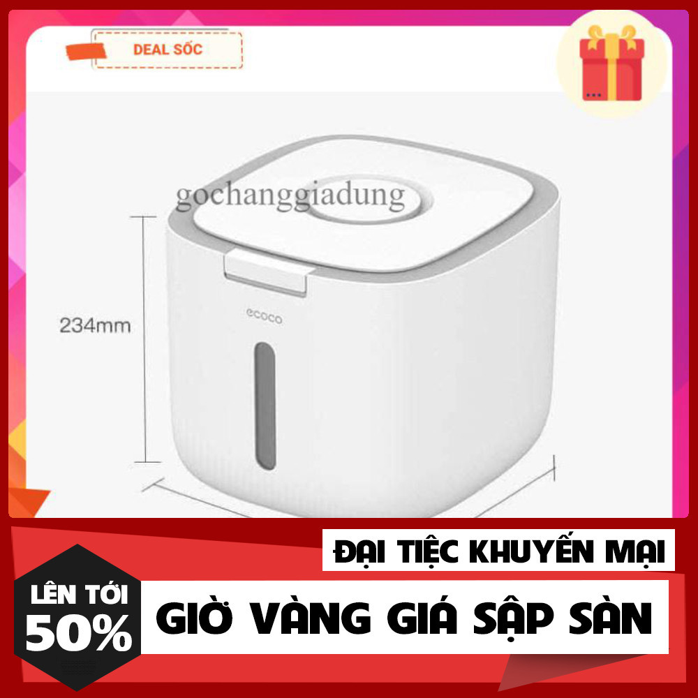 Thùng đựng gạo ecoco 10kg