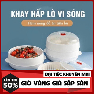 Khay hấp lò vi sóng