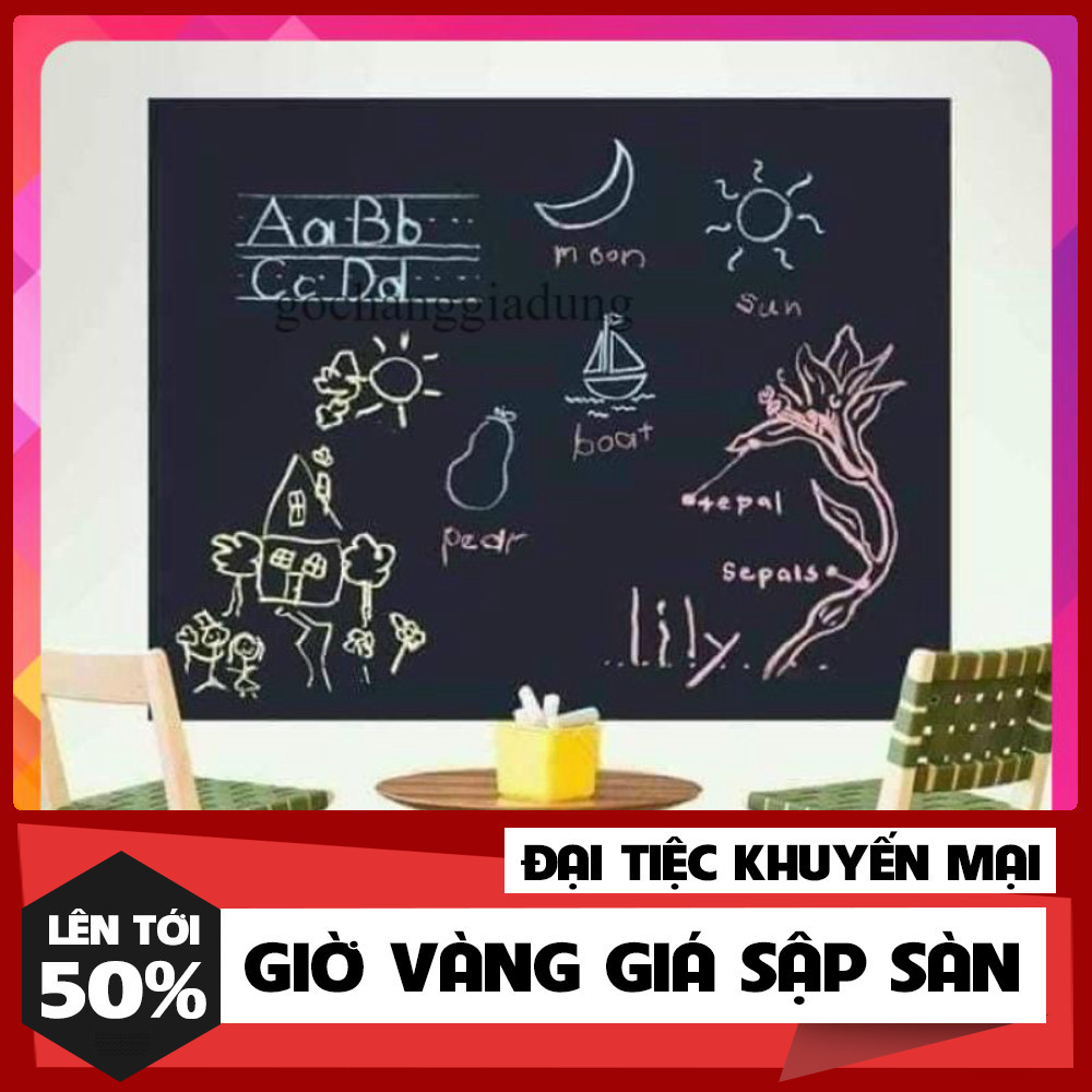 Bảng decal dán tường kích thước 2m