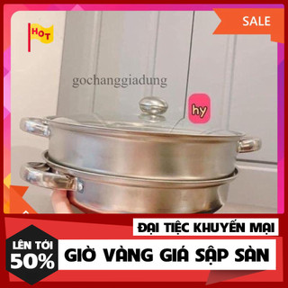 Nồi hấp 2 tầng size 28cm tiện dụng