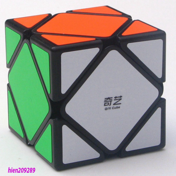 Rubik Biến Thể Skewb Qiyi Rubik QiCheng Skewb Viền Đen Xoay Mượt