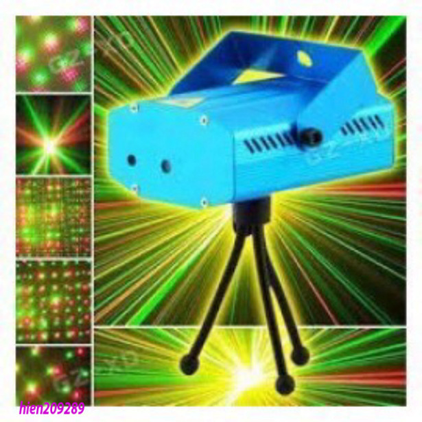 ĐÈN LAZE CHIẾU NHIỀU TIA-Đèn Laser Sân Khấu, Vũ Trường 6 Trong 1 Đèn Laze Trang Trí Phòng Karaoke, T