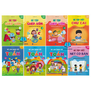 Sách - bộ 8 cuốn chuẩn bị cho bé vào lớp 1