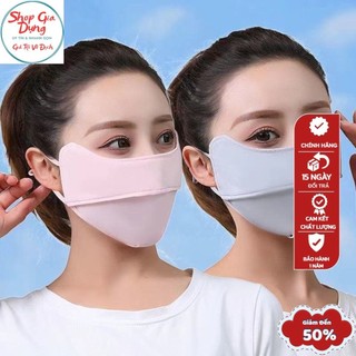 Khẩu trang chống tia UV chống nắng vải thun lạnh thoáng mát kháng khuẩn chống bụi UPF50+ - Tuyển Sỉ ❣ FREESHIP ❣