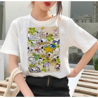 Áo Thun Chó Snoopy Vui Vẻ