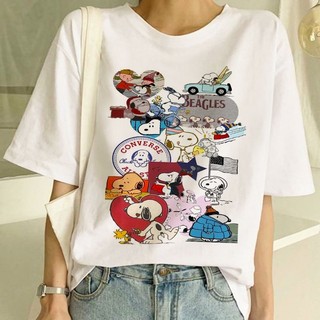 Áo Thun Chó Snoopy Vui Vẻ