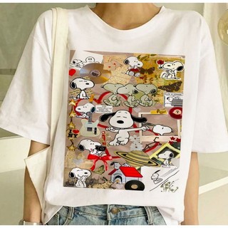 Áo Thun Chó Snoopy Vui Vẻ