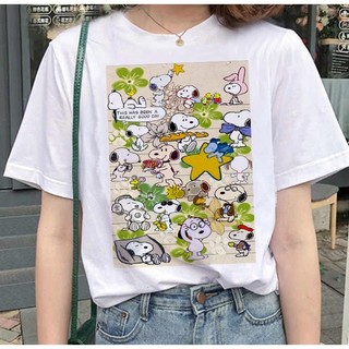 Áo Thun Chó Snoopy Vui Vẻ