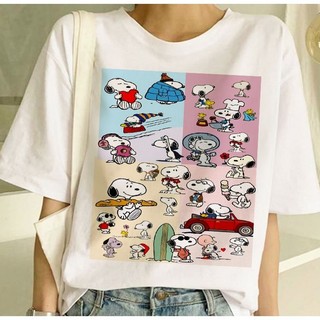 Áo Thun Chó Snoopy Vui Vẻ