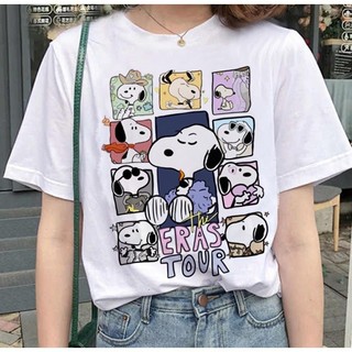 Áo Thun Chó Snoopy Vui Vẻ