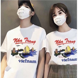 Áo thun du lịch nha trang hot trend unisex nam nữ