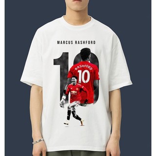 Áo Thun Hình Cầu Thủ Marcus Rashford số 10 Manchester United Unisex Nam Nữ