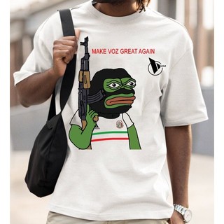 Áo Thun Ếch Pepe VOZ Hài Hước Unisex Nam Nữ