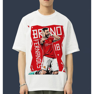 Áo Thun Hình Bruno Fernandes Manchester United Unisex Nam Nữ