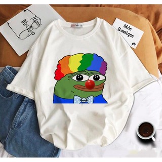Áo Thun Ếch PEPE Meme Vui Nhộn Unisex