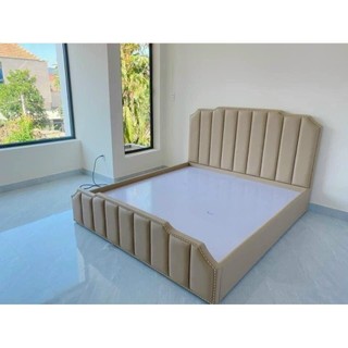 Giường Ngủ Châu Âu Bọc Da  💥 CAO CẤP 💥 Giường Sofa Decor Phòng Ngủ Phong Cách Hiện Đại Cực Sang