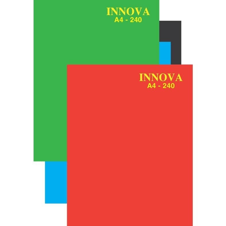 HẢI TIẾN Sổ bìa cứng Innova A4 (Bìa màu xanh, đỏ) - Thừa đầu