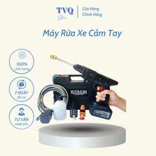 Máy Rửa Xe Cầm Tay 199V Thiết Kế Cao Cấp Đa Năng Áp Lực Nước Mạnh Tiện Lợi Sử Dụng TVQ Store