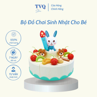 Đồ Chơi Sinh Nhật Cắt Bánh Sinh Nhật 85 Chi Tiết Kèm Nhạc Và Đèn Cho Bé Vui Chơi (TVQ Store)