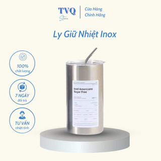 Ly Giữ Nhiệt Inox 304 Iced Americano 600Ml Thiết Kế Sang Trọng Giữ Nhiệt Tốt Tiện Lợi TVQ Store