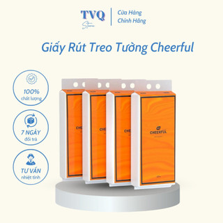 Giấy Rút Treo Tường CHEERFUL 1280 Tờ Dai Mịn Thân Thiện Với Làn Da Tiết Kiệm Cho Gia Đình TVQ Store