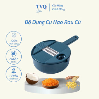 Bộ Dụng Cụ Nạo Rau Củ Thiết Kế Đa Năng 12 Món Tiện Dụng Không Lo Đứt Tay TVQ Store