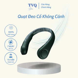 Quạt Đeo Cổ Không Cánh Thiết Kế Thời Trang Dễ Dàng Mang Theo Chân Sạc USB Tiện Lợi (GVQ Store)
