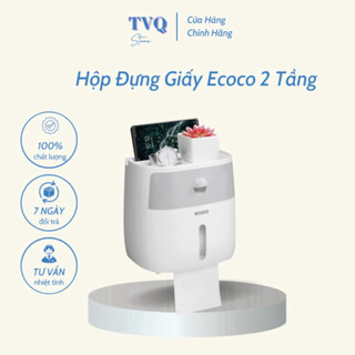 Hộp Đựng Giấy Vệ Sinh 2 Tầng Thông Minh Tiện Lợi Chống Nước Dán Tường Chắc Chắn (TVQ Store)