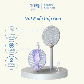Vợt Muỗi Gấp Gọn 2 Trong 1 Tự Động 2 Lớp Lưới Thông Minh  An Toàn Cho Người Sử Dụng (TVQ.Store)
