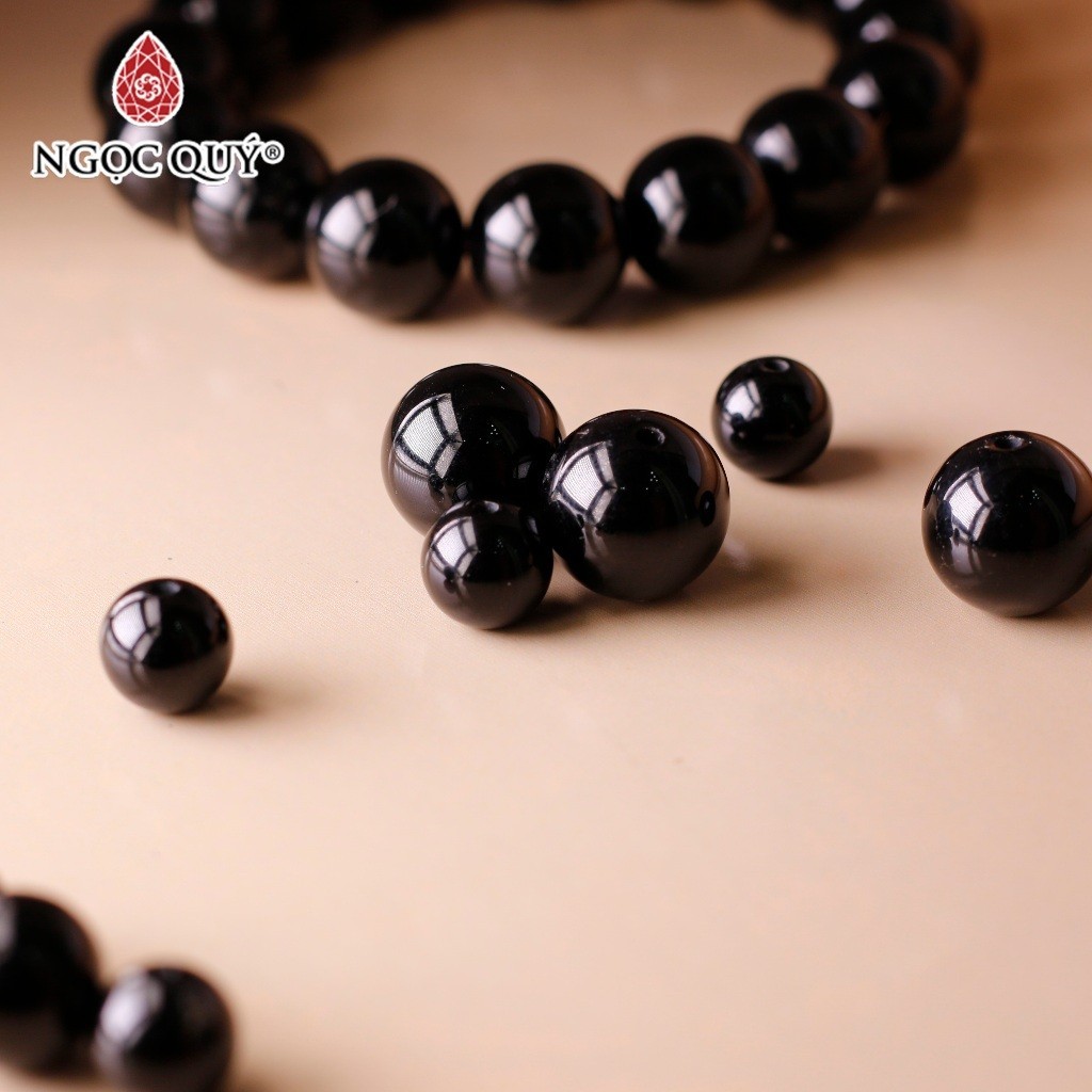 Hạt lẻ đá Obsidian - Ngọc Quý