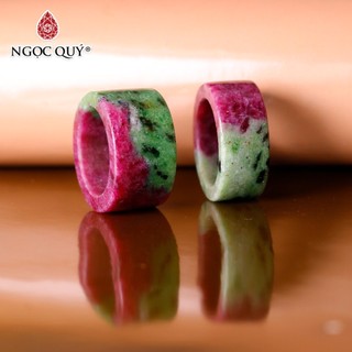 Nhẫn đá ruby nam phi bản lớn - ngọc quý