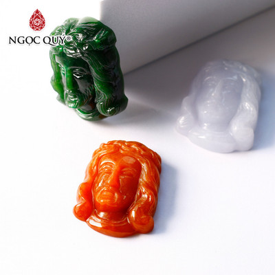 Mặt dây chuyền chúa Jesus đá Jade - Ngọc Quý