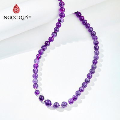 Chuỗi cổ hạt đá thiên nhiên - Ngọc Quý