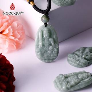 Mặt dây chuyền Phật Bản Mệnh đá thiên nhiên - Ngọc Quý